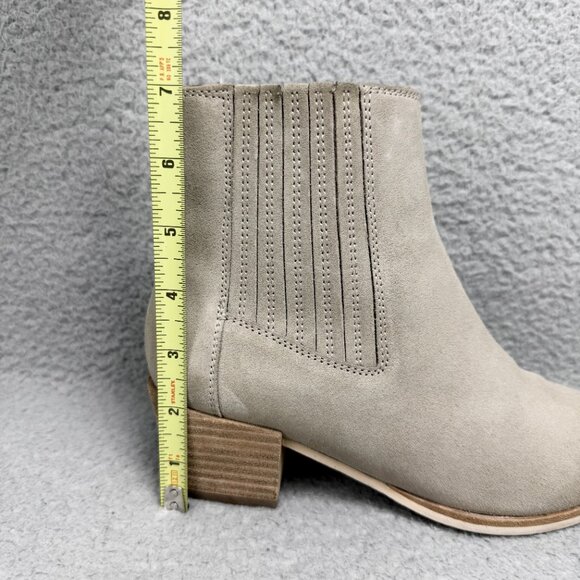 Rag & Bone Boots Womens 7 / EU 37 Shoes Grey Rover Suede Ankle Booties Chelsea - Picture 12 of 12